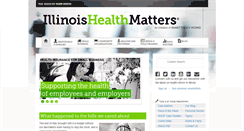 Desktop Screenshot of illinoishealthmatters.org